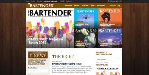 Featured on the cover of Bartender Magazine